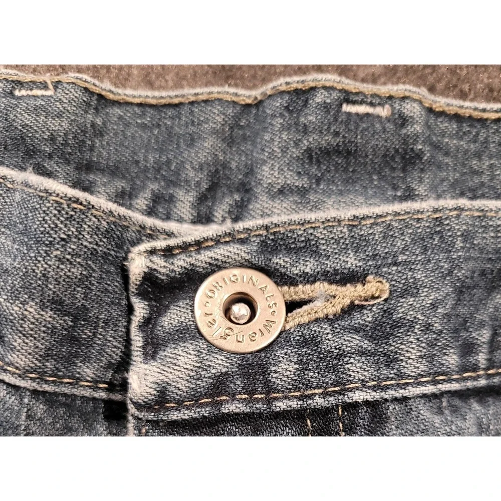 Wrangler Utility Carpenter Denim Jeans Mens Size 34 Blue 100% Cotton 67CUTQW